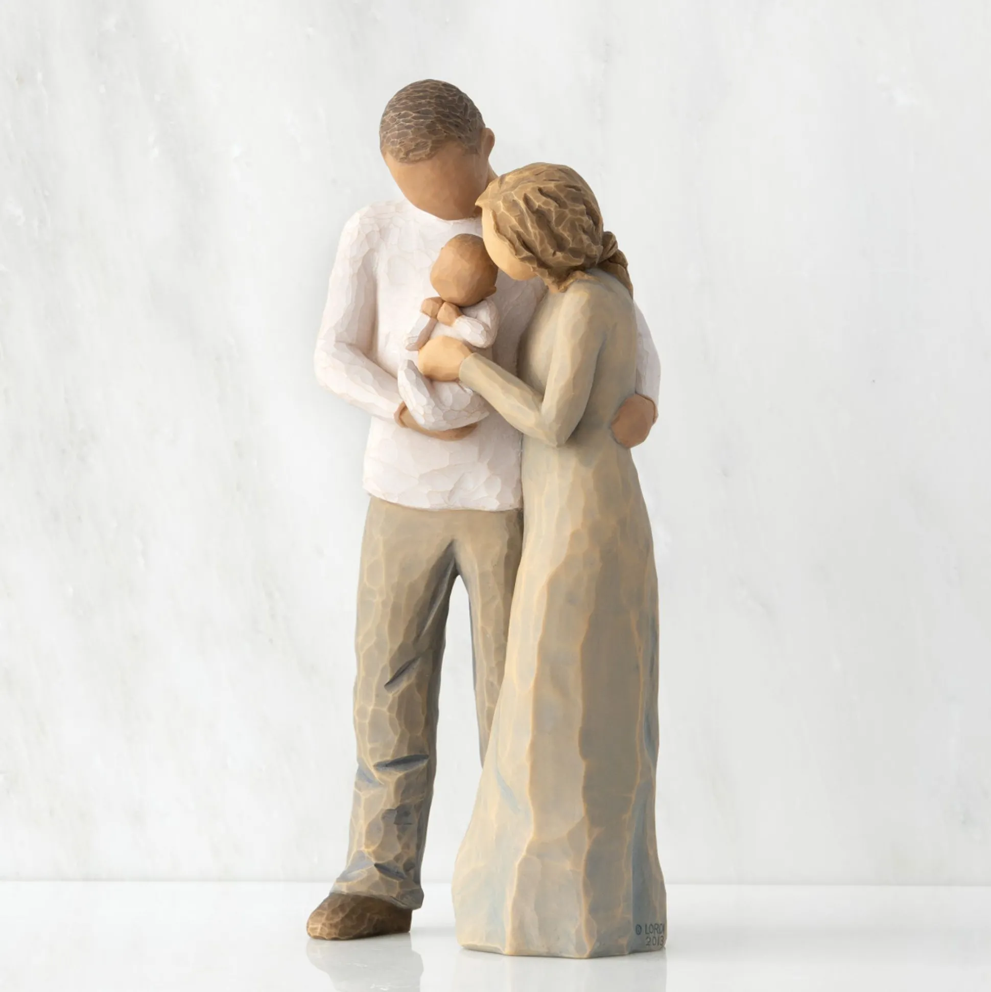 We Are Three (Woman: Lighter Skin, Man: Darker Skin)