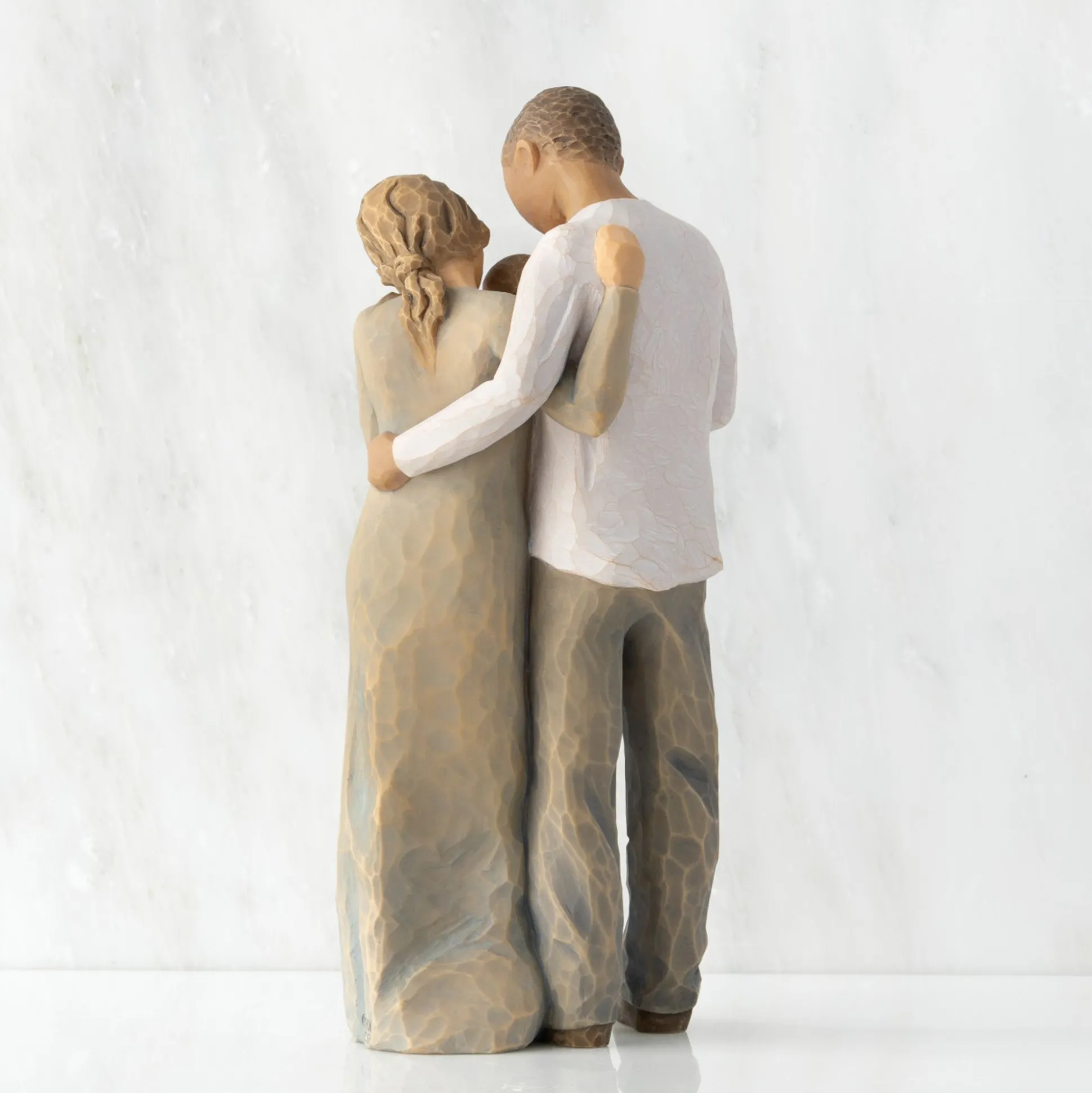 We Are Three (Woman: Lighter Skin, Man: Darker Skin)