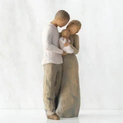 We Are Three (Woman: Lighter Skin, Man: Darker Skin)