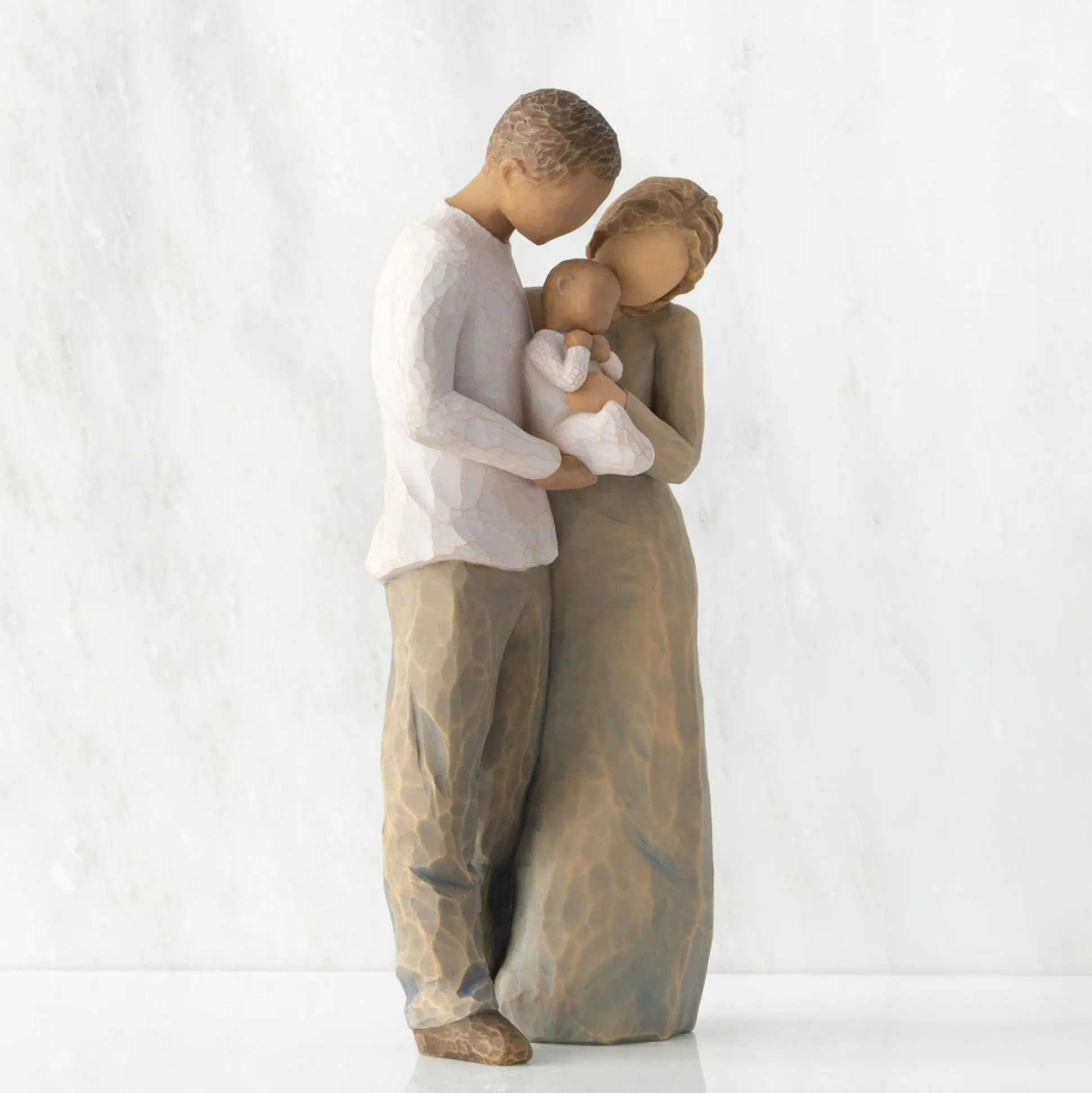 We Are Three (Woman: Lighter Skin, Man: Darker Skin)